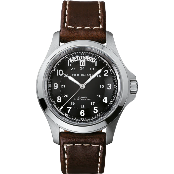 Men's watch / unisex  HAMILTON, Khaki Field King Auto /40mm, SKU: H64455533 | timeolution.com