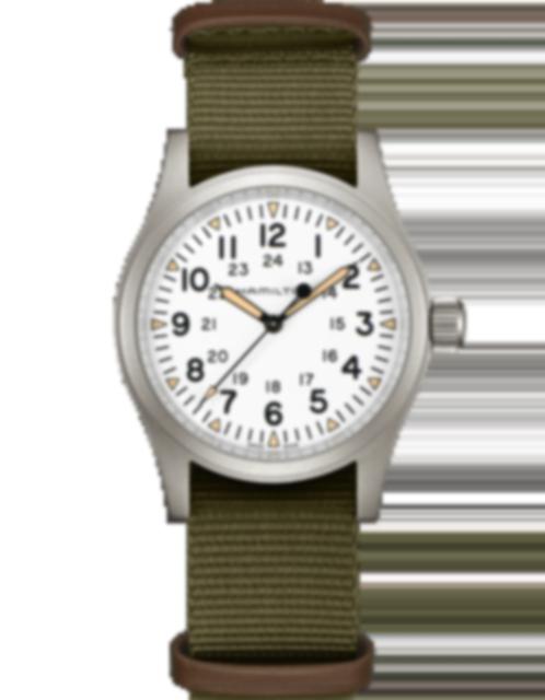 Men's watch / unisex  HAMILTON, Khaki Field Mechanical / 38mm, SKU: H69439411 | timeolution.com