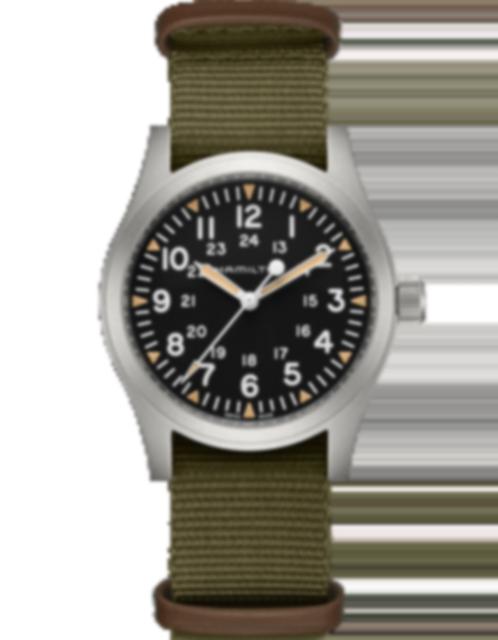 Men's watch / unisex HAMILTON, Khaki Field Mechanical / 42mm, SKU: H69529933 | timeolution.com