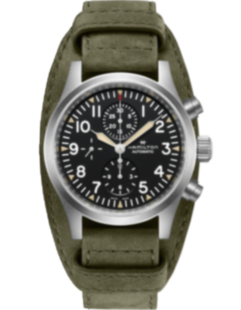 Men's watch / unisex HAMILTON, Khaki Field Auto Chrono / 44mm, SKU: H71706830 | timeolution.com