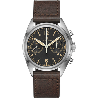 Men's watch / unisex  HAMILTON, Khaki Aviation Pioneer Mechanical Chrono / 40mm, SKU: H76409530 | timeolution.com