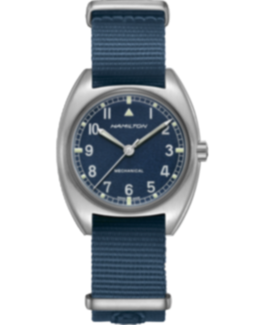 Men's watch / unisex HAMILTON, Khaki Aviation Pilot Pioneer Mechanical / 36mm x 33mm, SKU: H76419941 | timeolution.com