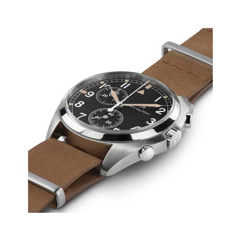 Men's watch / unisex  HAMILTON, Khaki Aviation Pilot Pioneer Chrono Quartz / 41mm, SKU: H76522531 | timeolution.com