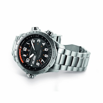 Men's watch / unisex  HAMILTON, Khaki Aviation X-Wind Day Date Auto / 45mm, SKU: H77755133 | timeolution.com