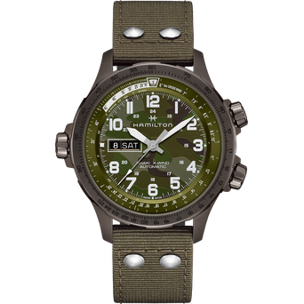 Men's watch / unisex  HAMILTON, Khaki Aviation X-Wind Auto / 45mm, SKU: H77775960 | timeolution.com