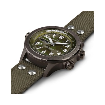 Men's watch / unisex  HAMILTON, Khaki Aviation X-Wind Auto / 45mm, SKU: H77775960 | timeolution.com