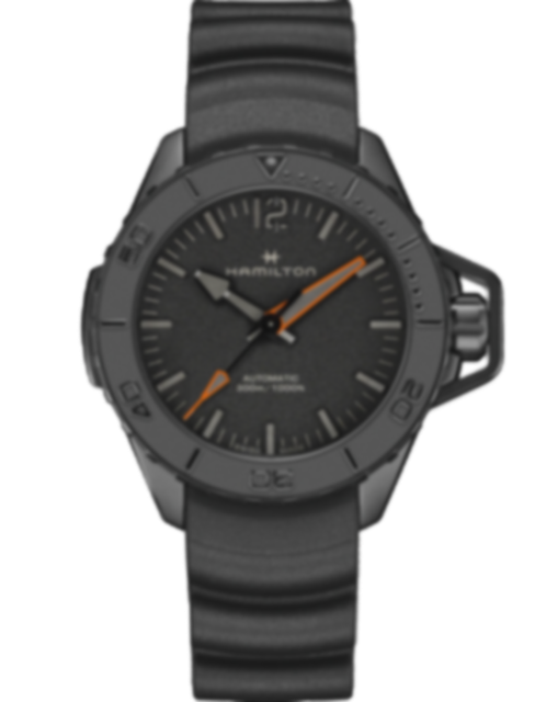 Men's watch / unisex HAMILTON, Khaki Navy Frogman Auto / 46mm, SKU: H77845330 | timeolution.com