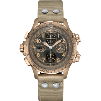 Men's watch / unisex  HAMILTON, Khaki Aviation X-Wind Auto Chrono / 45mm, SKU: H77916920 | timeolution.com