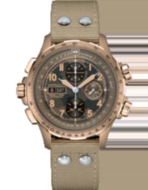 Men's watch / unisex  HAMILTON, Khaki Aviation X-Wind Auto Chrono / 45mm, SKU: H77916920 | timeolution.com