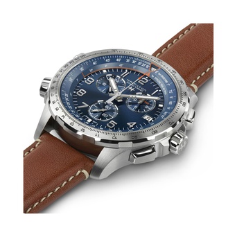 Men's watch / unisex  HAMILTON, Khaki Aviation X-Wind GMT Chrono Quartz / 46mm, SKU: H77922541 | timeolution.com