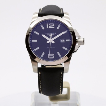 Men's watch / unisex  LONGINES, Conquest / 43mm, SKU: L3.760.4.56.3 | timeolution.com