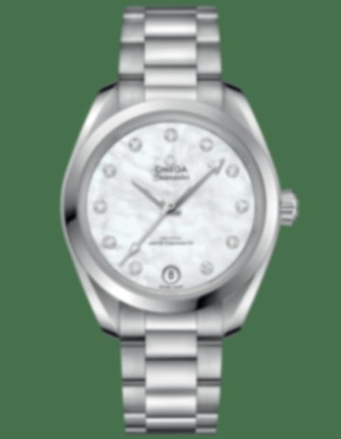 Ladies' watch OMEGA, Seamaster Aqua Terra 150m Co Axial Master Chronometer / 34mm, SKU: 220.10.34.20.55.001 | timeolution.com