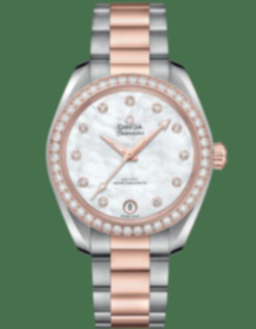 Ladies' watch OMEGA, Seamaster Aqua Terra 150m Co Axial Master Chronometer / 34mm, SKU: 220.25.34.20.55.001 | timeolution.com