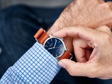 Men's watch / unisex  MÜHLE-GLASHÜTTE, Panova Blue / 40 mm, SKU: M1-40-72-LB-I | timeolution.com