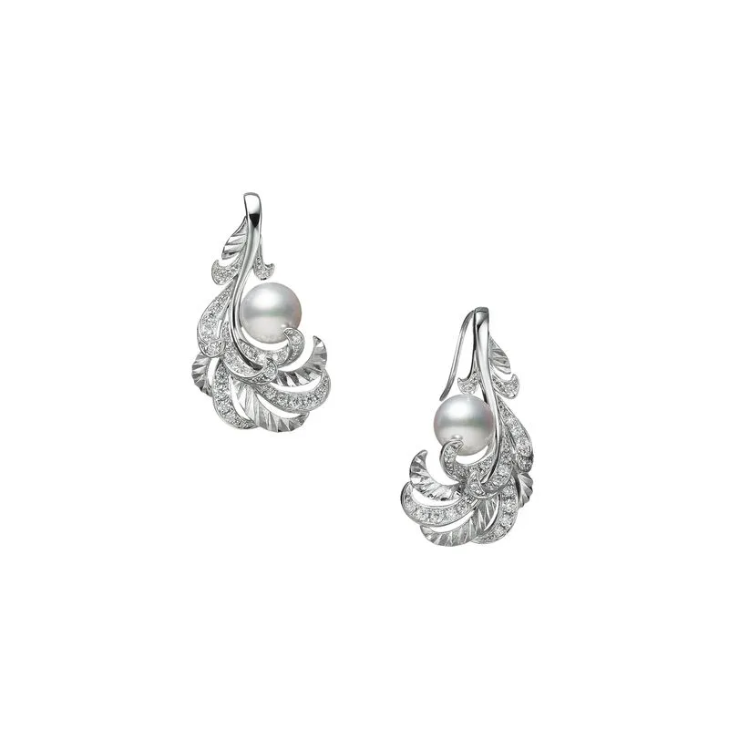 Women Jewellery  MIKIMOTO, Feather Collection, SKU: PE1730DW | timeolution.com