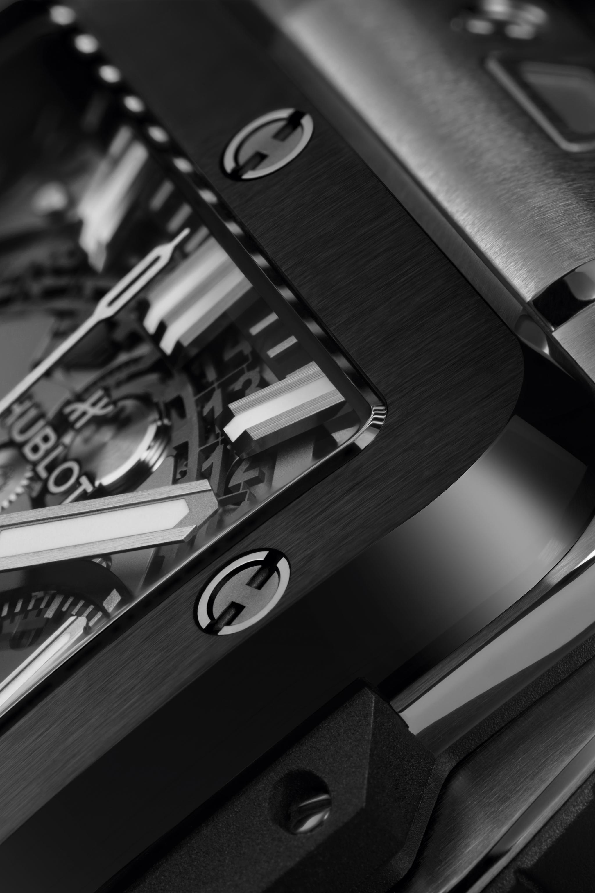 Men's watch / unisex HUBLOT, Square Bang Unico Titanium Ceramic / 42mm, SKU: 821.NM.0170.RX | timeolution.com
