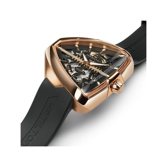 Men's watch / unisex  HAMILTON, Ventura Elvis80 Skeleton Auto / 42,5mm x 44,6mm, SKU: H24525331 | timeolution.com