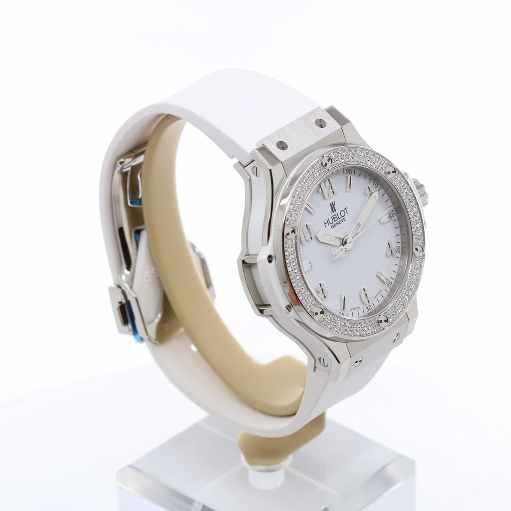 Ladies' watch  HUBLOT, Big Bang Steel White Diamonds / 38mm, SKU: 361.SE.2010.RW.1104 | timeolution.com