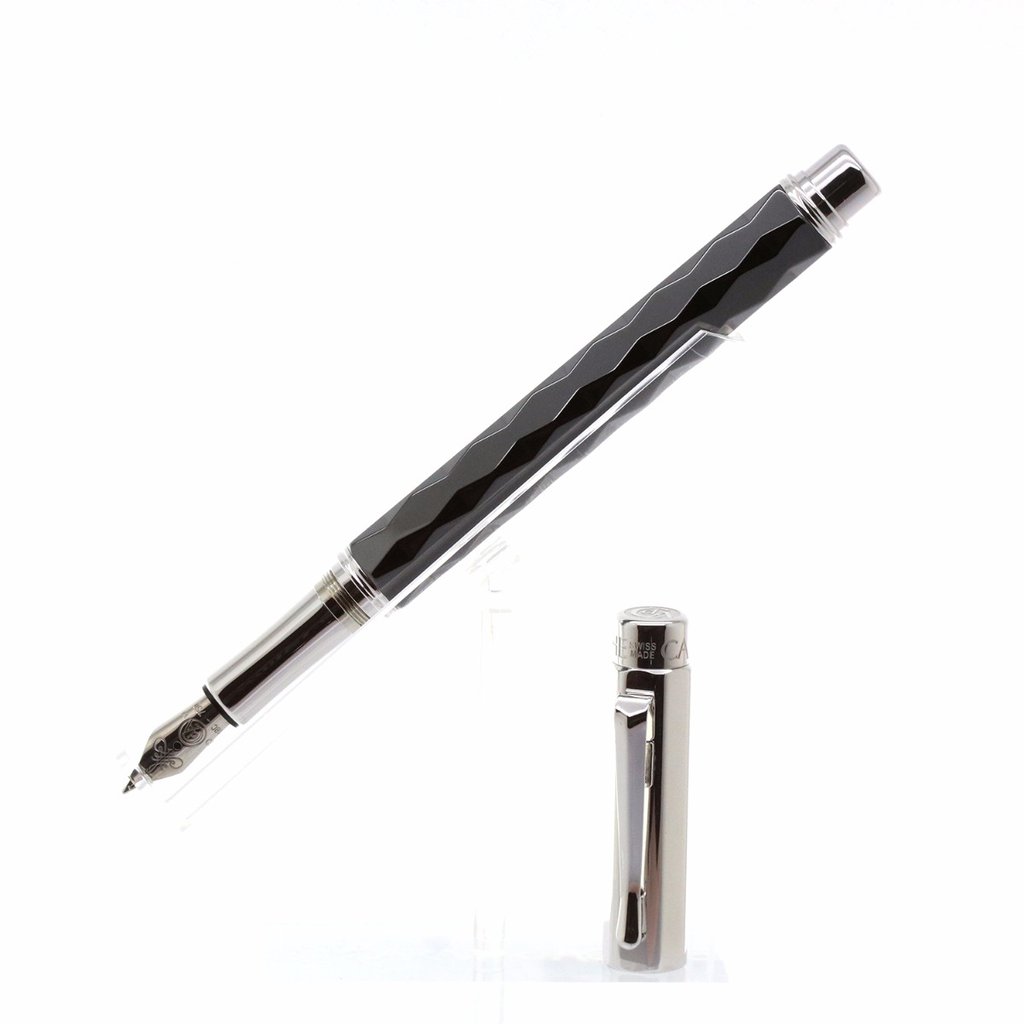  CARAN D’ACHE, Varius Ceramic Black Fountain Pen, SKU: 4490.109 | timeolution.com