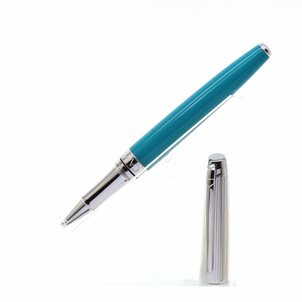  CARAN D’ACHE, Léman Bicolor Turquoise Roller Pen, SKU: 4779.171 | timeolution.com