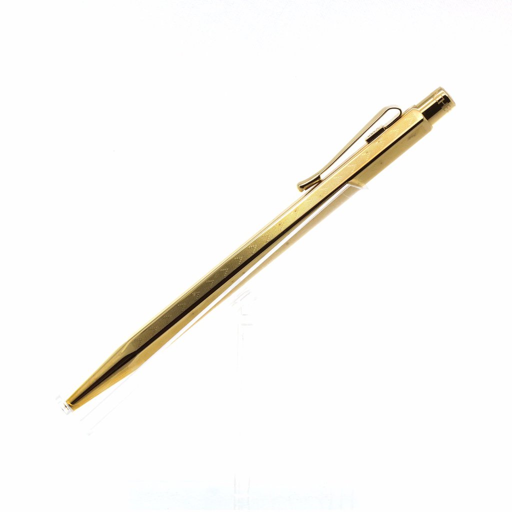  CARAN D’ACHE, Ecridor Chevron Gilded Ballpoint Pen, SKU: 898.208 | timeolution.com