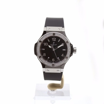 Men's watch / unisex  HUBLOT, Big Bang Steel Diamonds / 38mm, SKU: 361.SX.1270.RX.1104 | timeolution.com